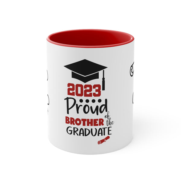 Accent Coffee Mug | 11 oz Mug | Graduate Brother | 2023 Graduate